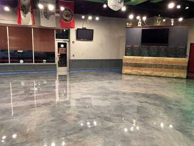metallic epoxy flooring